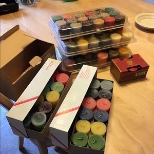 Tea light scented candles